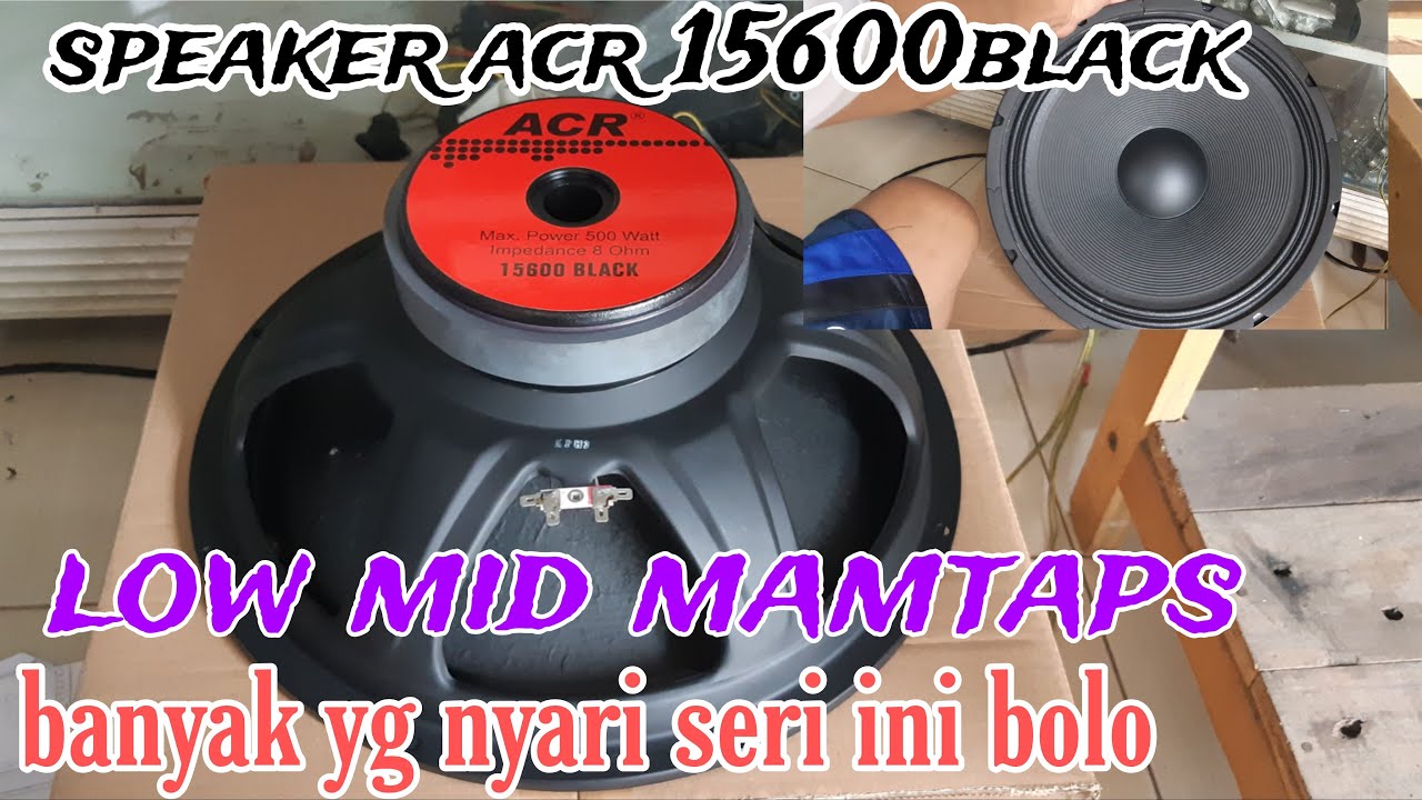 speaker acr 15600 black banyak di cari - YouTube