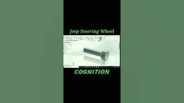 Jeep Steering Wheel Design || CAD CAM Model || #Shorts || #YTShorts || Solidworks || Cognition