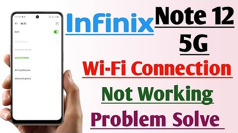 x663/note 12 wifi not showing problem solved 100% done| infinix all model wifi solution
