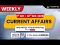 1st Sep to 14th Sep: Weekly Current Affairs | Most Important Current Affairs 2025 |OPSC UPSC