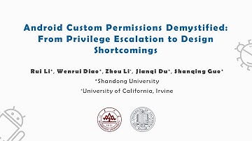 Android Custom Permissions Demystified: From Privilege Escalation to Design Shortcomings