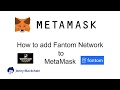 How to add Fantom Network  to MetaMask | Wonderland Money