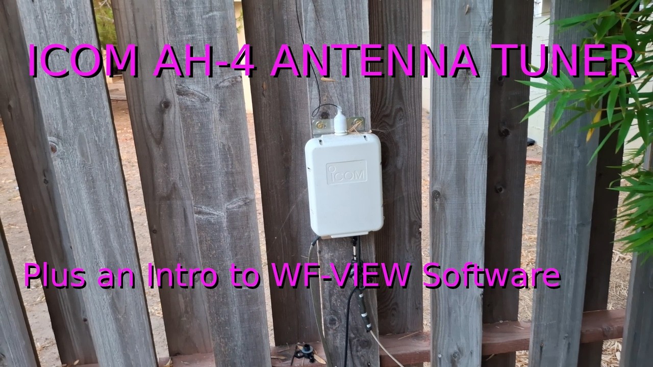 The ICOM AH-4 Antenna Tuner, plus a view of WF-VIEW :) - YouTube