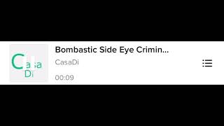 Bombastic side eye REMIX (TikTok audio) Resimi