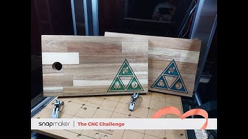cnc engraving logos with Fusion 360 and epoxy on a Snapmaker machine#snapmakervideocontest