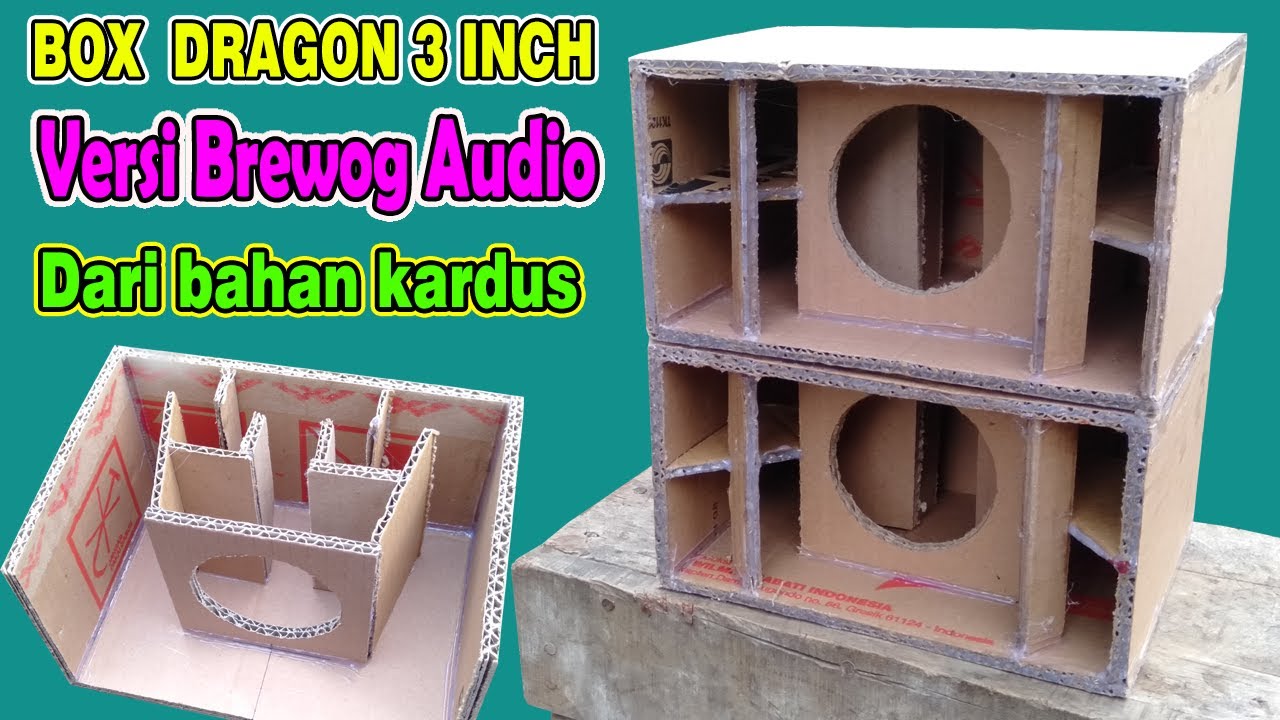 CARA MEMBUAT BOX DRAGON 3 INCH VERSI BREWOG AUDIO