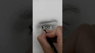 Realistic Eye Drawing with Graphite Pencils ✍️