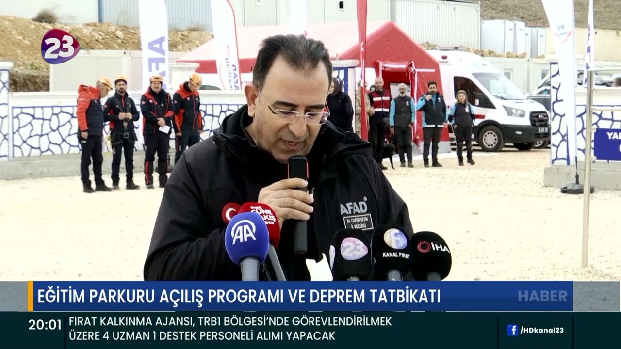 EĞİTİM PARKURU AÇILIŞ PROGRAMI VE DEPREM TATBİKATI