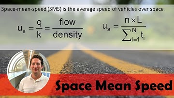 Space Mean Speed | NCEES Civil Engineering PE Exam [Section 5.1.1.2]