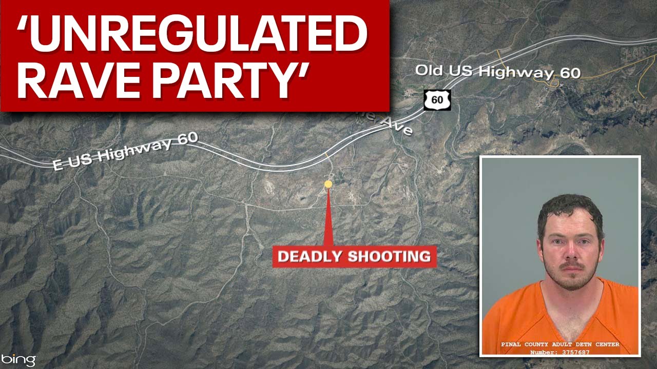Man arrested in deadly Arizona rave party shooting - YouTube