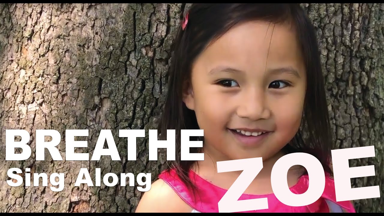 4 Year Old Zoe Erianna sings Breathe (Christian Worship Cover Song