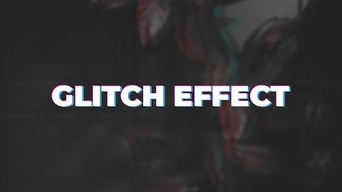Glitch Text Effect Using Only HTML & CSS
