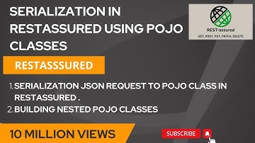 Serialization JSON request to POJO class in RestAssured | RestAssured Serialization