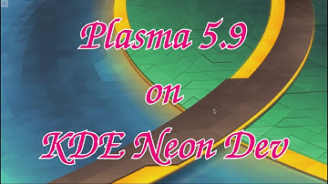 KDE Plasma 5.9 Preview