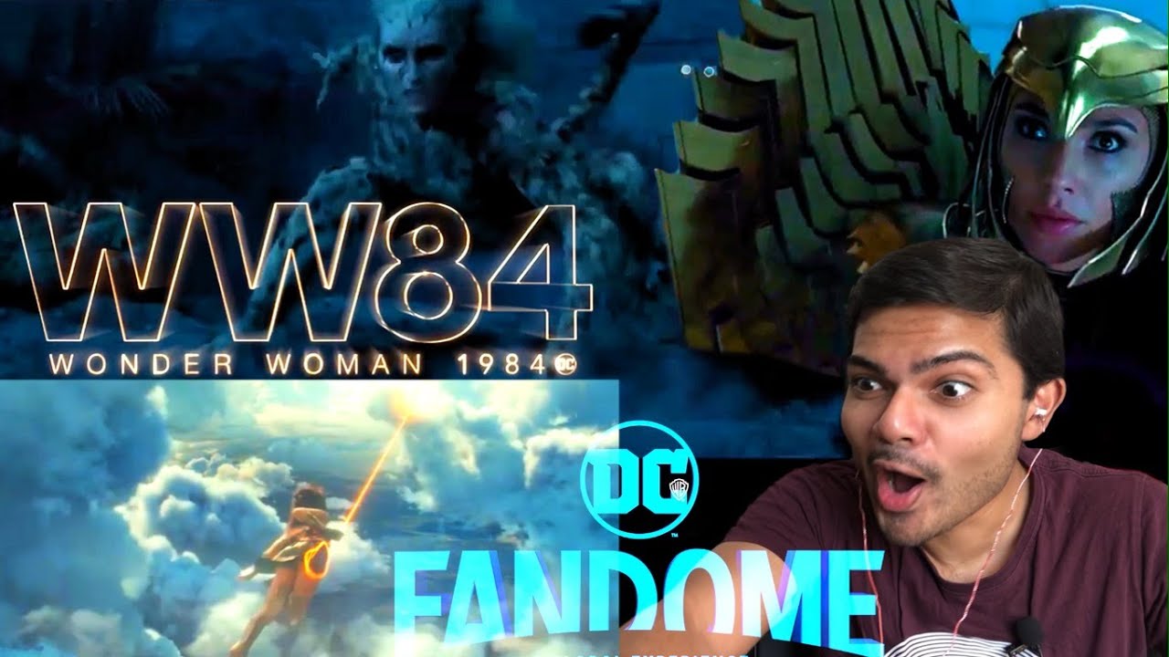 WONDER WOMAN 1984 Main Trailer Reaction!! (DC Fandome) - YouTube