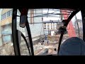 Работа Автокраном Клинцы 31 метр. Вид из кабины. Truck crane, First-person view