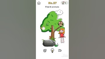 Solution of level 27 brain out: Find 8 animals #shorts #youtubeshorts #shortsfeed