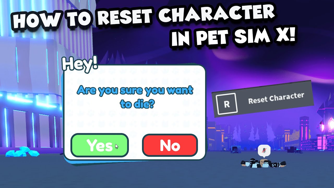 How To Reset Character In Pet Sim X YouTube