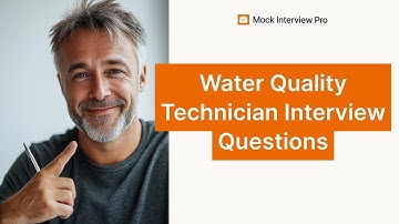 Most Common Water Quality Technician Interview Questions