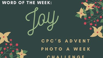 Advent Week 4: Joy