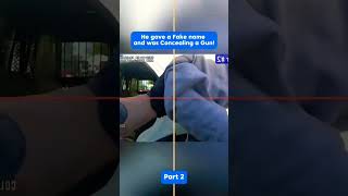 He give a fake name and was concealing a gun #cops #policeofficer #bodycamcops #criminals #foryou