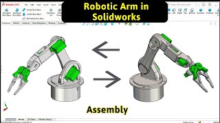 Robotic Arm Assembly Complete in SOLIDWORKS  Profile