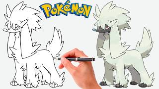 Cómo dibujar FURFROU POKEMON #676 | Generación 6 screenshot 3