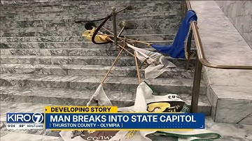 Former Gonzaga baseball player accused of causing significant damage inside State Capitol building