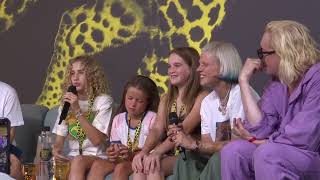 Le bambine delle Sorelle Bertani e cast incontro Locarno film Festival 2025 (parte 1)