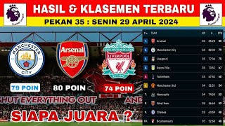 HASIL & KLASEMEN LIGA INGGRIS 2024 TERBARU HARI INI~MAN CITY ATAU ARSENAL JUARA LIGA INGGRIS 2024 ?