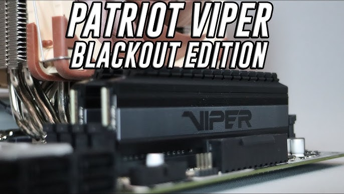 Patriot Viper 4 Blackout Series 32GB DDR4 3600 MHz UDIMM Memory Kit (2 x  16GB)