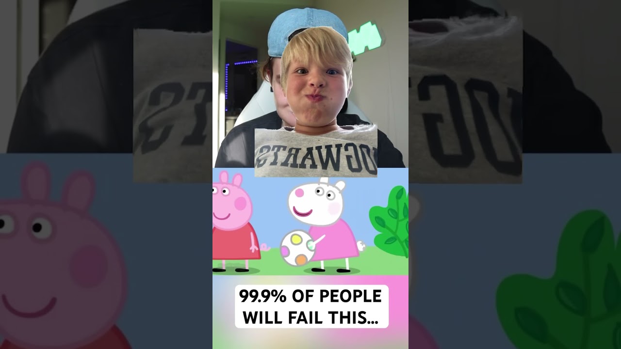 You laugh you lose peppa pig editon good luck👍😂😂😂😂😂😂😂