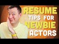 Acting resumes for beginners with no experience