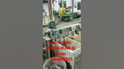 NE Series Drive application with Wire drawing & Coating Mach #controltechniques #nidec #NE200 #NE300