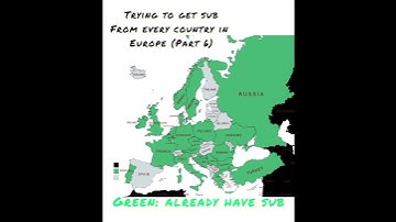 Trying to get sub from every country in Europe (Part 6) #geography #shorts