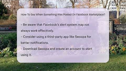 How To See When Something Was Posted On Facebook Marketplace? - Everyday-Networking