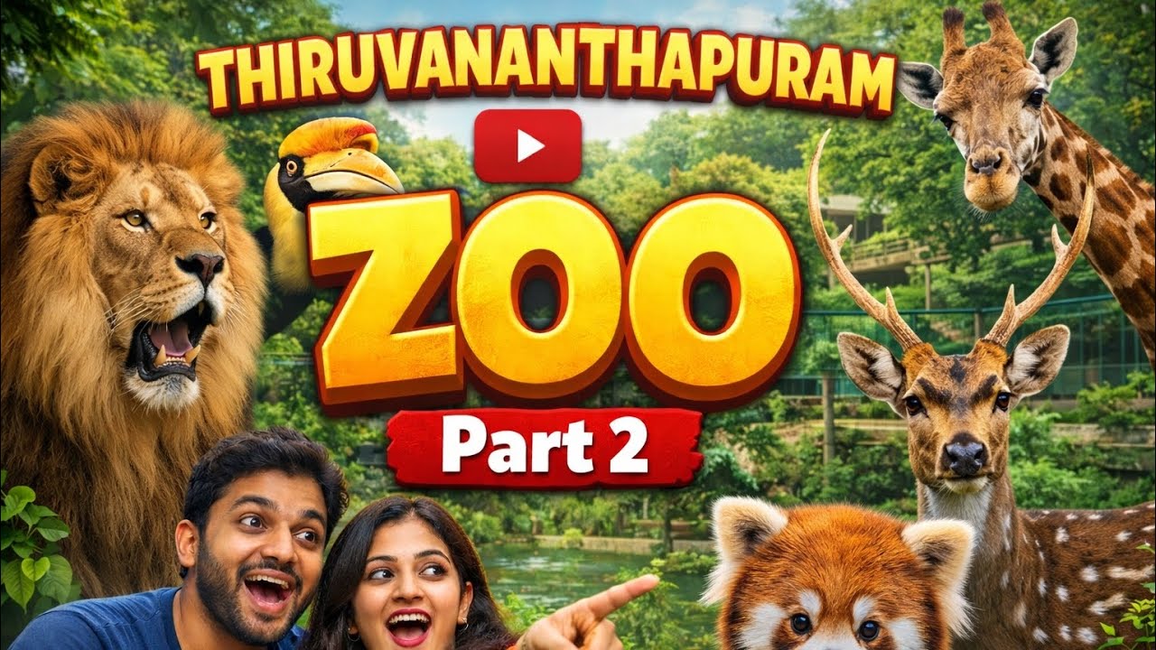 Exploring Thiruvananthapuram Zoo | Kerala Travel Vlog | Part 2
