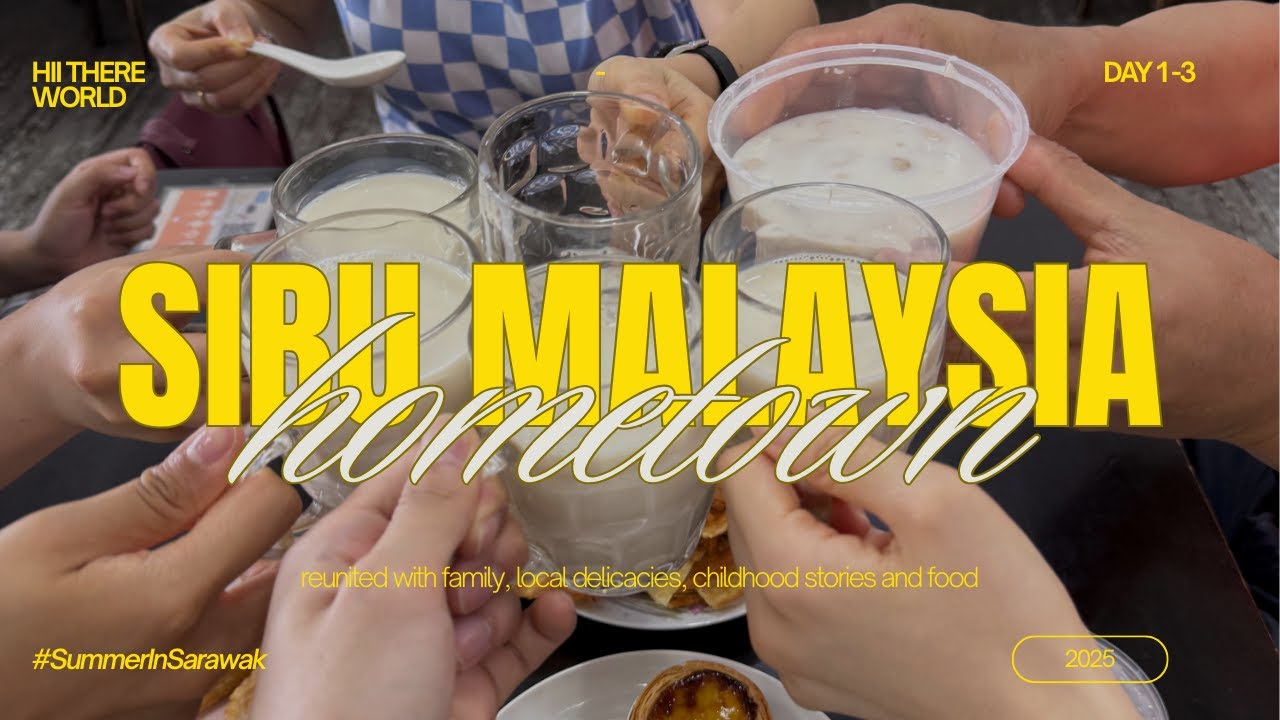HII THERE WORLD | Sibu Vlog: what is my hometown like in East Malaysia? 🇲🇾🌺 fishing, foods & family