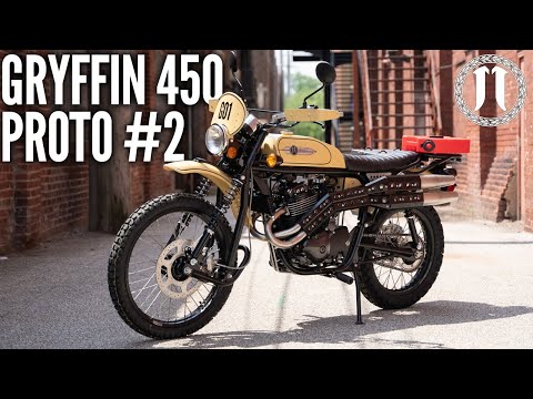 The latest Gryffin 450 motorcycle! Janus Gryffin 450 Scrambler Design & Development | Episode 6