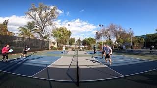 Sunny Pickleball 5.0+ Jessie Irvine Mark Malott Jeff Warnick Brandon Kramer
