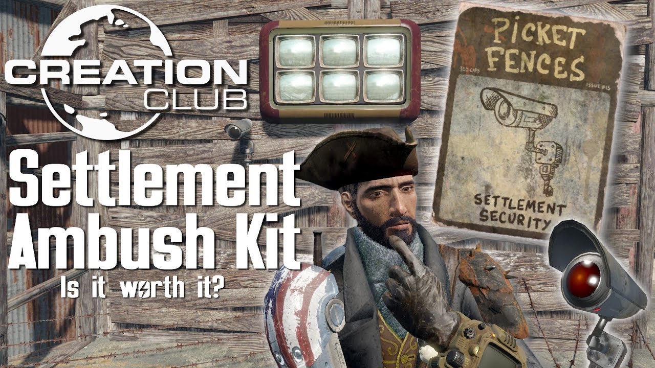 Fallout 4 Creation Club: Settlement Ambush Kit Review/Gameplay (Is it worth  $9?) - YouTube