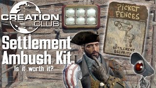 Fallout 4 Creation Club: Settlement Ambush Kit Review/Gameplay (Is it worth $9)