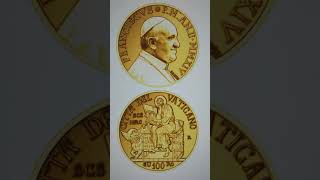 100 евро 2014 года Ватикан. Редкая коллекционная монета!