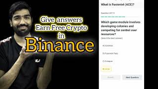 Binance learn and earn ACE Quiz answers|ACE quiz answer#binancelearnandearn #todayquizanswar#ACEQuiz
