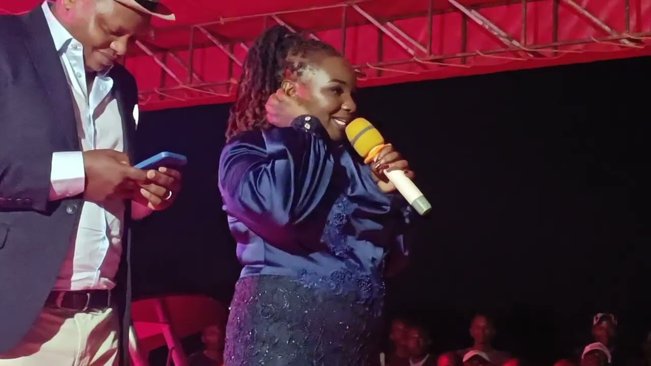 Mercy mawia together with her husband during the launch