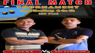 Final # David Juntak VS Awi Champ # Golden Break 10 Ball Open Hc 4.4A 4B