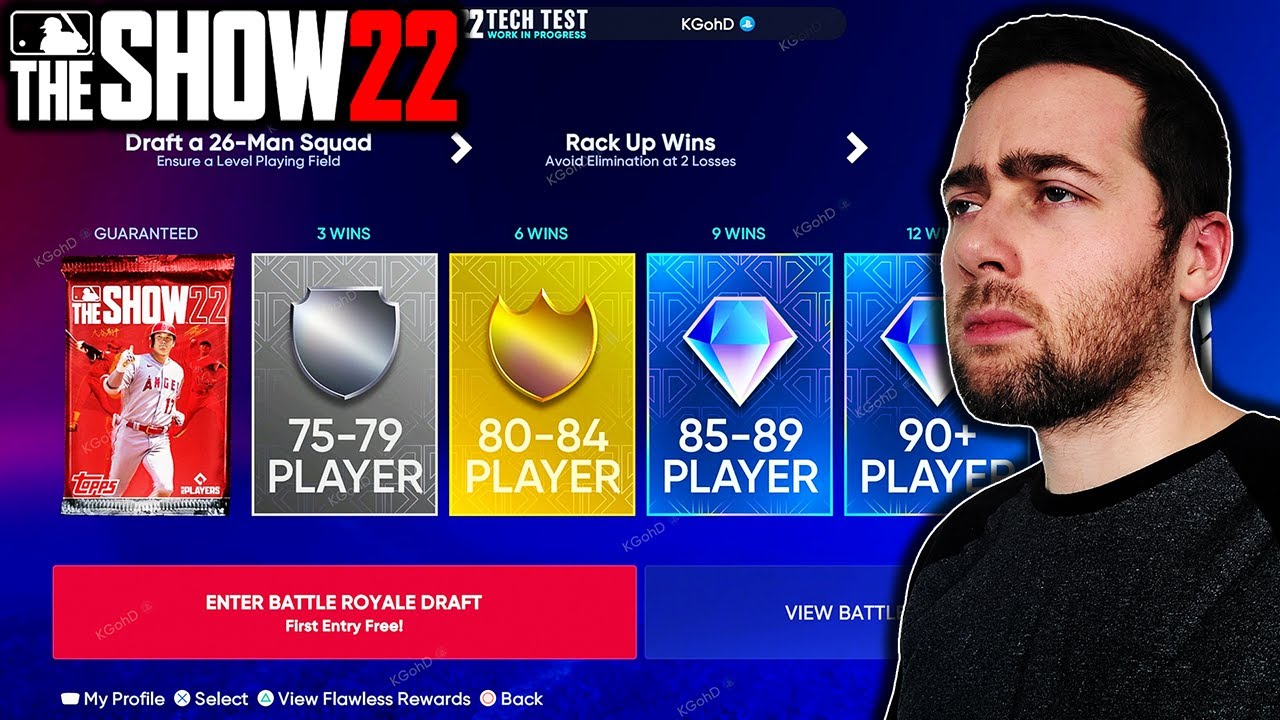 I TRIED BATTLE ROYALE IN THE MLB THE SHOW 22 TECH TEST...