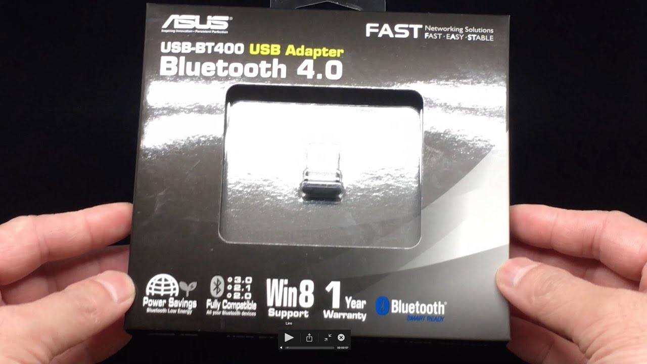Asus Usb Bt400 Bluetooth 4 0 Usb Adapter Youtube