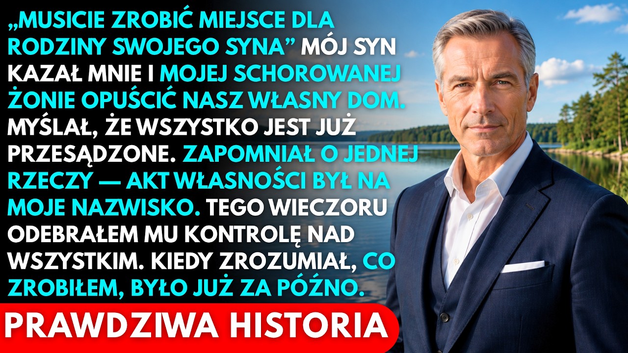 W poniedziałek rano mój 48-letni syn postawił na kuchennym stole żółtą teczkę i powiedział: „Tato, pakuj rzeczy, zrób miejsce dla rodziny swojego wnuka”. Moja żona, dwa miesiące po operacji...