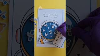 Space Theme Counting Activity 🚀 #alphabet #craft #earlychildhoodeducation